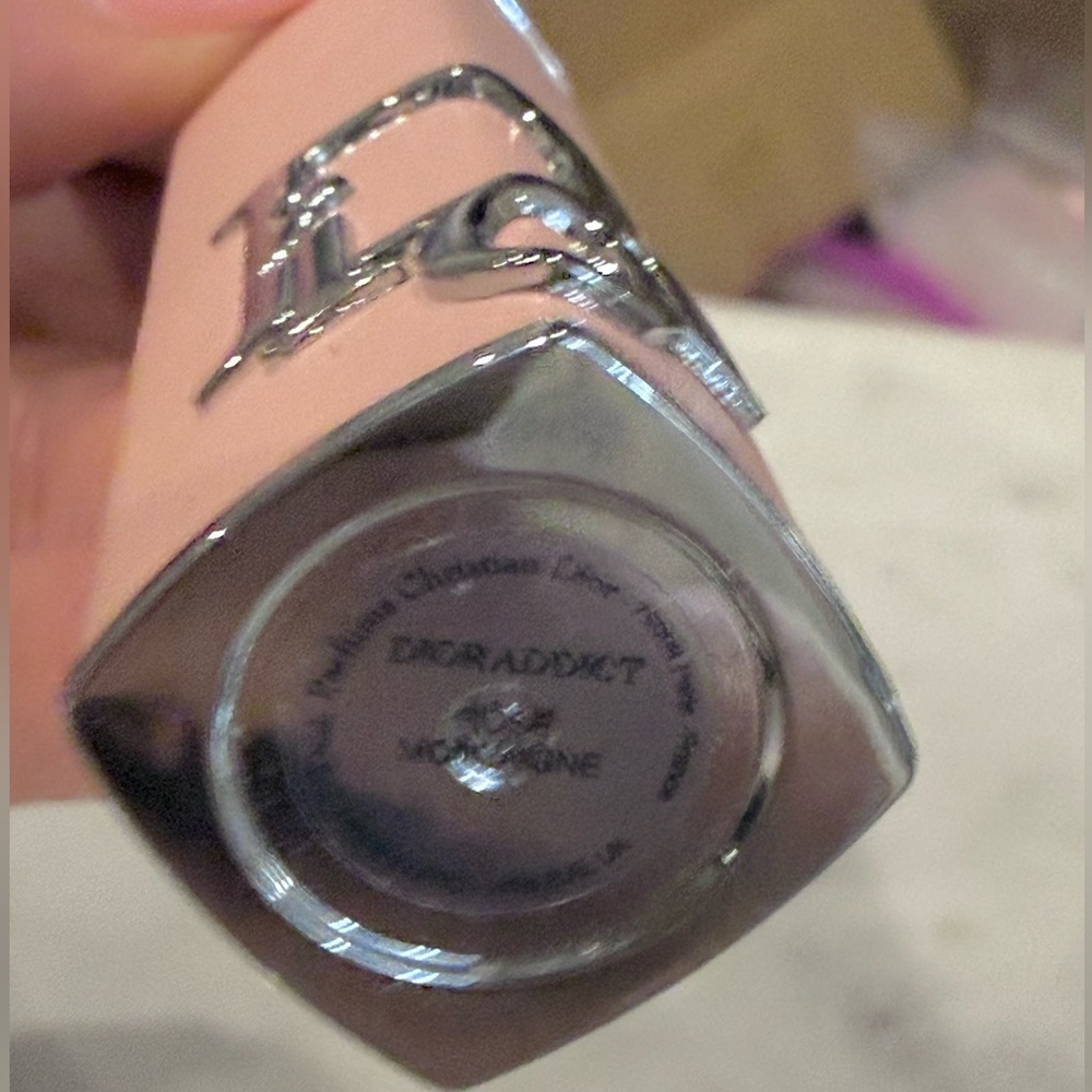Dior Lipstick Case- NIB in Pink Blush with Silver Logo - Picture 8 of 12